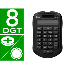 Liderpapel xf43 Calculadora de Bolsillo 8 Dígitos Solar y Pilas Color Negro 94x59,5x10,5mm Precio: 3.50000002. SKU: B149KJ28ZC