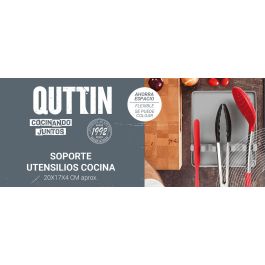 Quttin Soporte para Utensilios de Cocina en Silicona - 22.5 x 25 x 4 cm (12 Unidades) Quttin Soporte para Utensilios de Cocina en Silicona - 22.5 x 25 x 4 cm (12 Unidades)