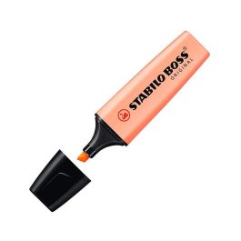 Rotulador Stabilo Boss Fluorescente 70 Pastel Naranja Palido 10 unidades