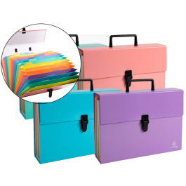 Exacompta Maletin Aquarel Clasificadora Fuelle 18 Departamentos Carton Colores Surtidos Precio: 68.68999995. SKU: B1BK6H6E5X