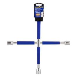 Good Year Llave de Rueda Cruz Fija CS10 GOD4012 17 mm / 19 mm / 22 mm / 13/16" Alta Calidad Antideslizante