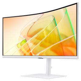 Samsung S34C650TAU Monitor Curvo UWQHD 34" 3440x1440 21:9 100Hz 5ms VA HDR10 2xThunderbolt 4 Blanco