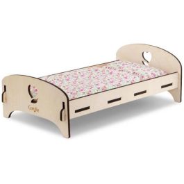 Corolle - cama de madera - accesorio - para Possip and Doll 30 y 36 cm - 3 años