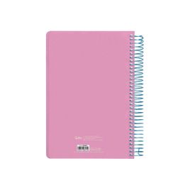 Agenda Espiral Liderpapel Classic A4 2025 Dia Pagina Rosa Papel 70 gr