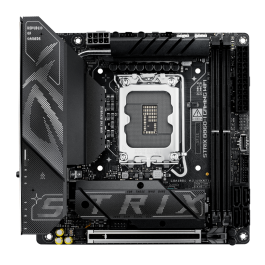 ASUS ROG STRIX B860-I GAMING WiFi Placa Base Intel B860 LGA 1851 mini ITX DDR5 Wi-Fi 7 Precio: 278.49999969. SKU: B15CBJQLZV