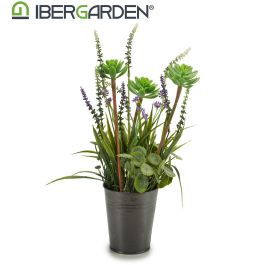 Maceta de Metal Lavanda Ibergarden - 13x40x13 cm, Varios Colores (12 Unidades) Maceta de Metal Lavanda Ibergarden - 13x40x13 cm, Varios Colores (12 Unidades)
