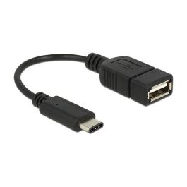 DeLOCK Adaptador USB 2.0 A Macho a USB-C Hembra, 15 cm, Cable Negro Precio: 14.883. SKU: B17455LESB