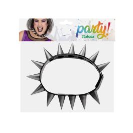 Collar Punk Años 80 Metalizado con Pinchos para Estilo Gótico y Tribu Urbana