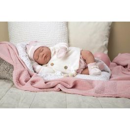 Muñeca reborn arias 45 cm macarena c/saco de dormir (ojos cerrados) Muñeca reborn arias 45 cm macarena c/saco de dormir (ojos cerrados)
