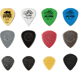 Dunlop Pack Variety Shred Púas Guitarra Variadas (12 Unidades)