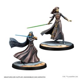 Atomic Mass Games SWP04 Star Wars Shatterpoint Juego de Mesa Luminara Unduli y Barriss Offee