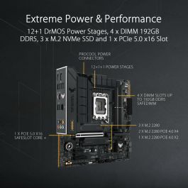 ASUS TUF GAMING B760M-PLUS II ASU1707621044935 Placa base LGA 1700 DDR5 Micro ATX