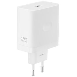 Oppo Cargador SuperVOOC 67W USB-A con Cable USB-C Blanco 6932169329279 para Smartphone Carga Rápida