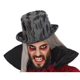 Sombrero Alto Gris Con Efecto Telarañas Para Disfraz De Vampiro Oscuro Precio: 3.88999996. SKU: B1394Y9D3L
