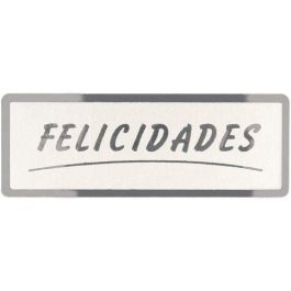 Etiquetas Regalo Adh. Rollo 300 Uds. 50X18 Felicidades Plata Precio: 9.5000004. SKU: B1JSQ7WDW9