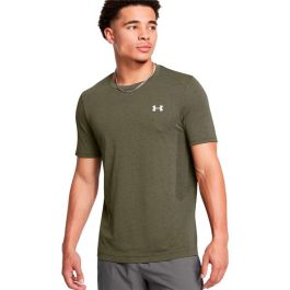 Camiseta de Manga Corta Hombre Under Armour 1382801-390 Oliva (XL)