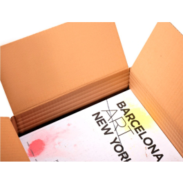 Q-connect Caja Embalar Ultra Resistente Regulable en Altura Cartón Canal Doble 7 mm Color Blanco 450x280x375 mm