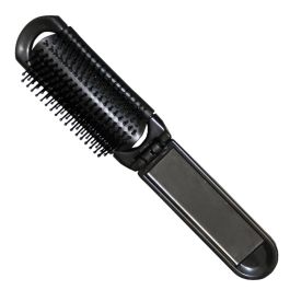 Eurostil Plegable negro negro cepillo de pelo con espejo negro negro Precio: 3.50000002. SKU: SLC-79217