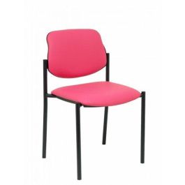 Silla Piqueras Y Crespo Villalgordo Confidente Chasis Negro Asiento Y Respaldo Tapizados Similpiel Rosa Precio: 138.5000001. SKU: B188EB66YD
