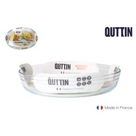 Quttin Fuente Vidrio Oval 30 x 21 cm 2.2L Precio: 30.89000046. SKU: B1HH3NHT3M