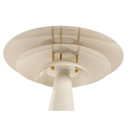 DKD Home Decor Futul25 Lámpara Sobremesa Moderno Blanco Metal 38 x 50 x 38 cm