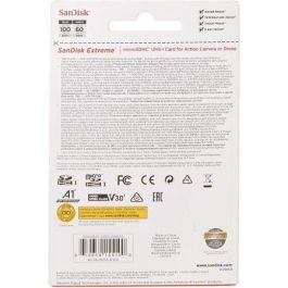 SanDisk SDSQXAF-032G-GN6AA Tarjeta de Memoria Extreme 32GB microSDHC UHS-I 100MB/s Clase 10 con Adaptador