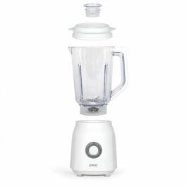 Livoo LIV1713288599839 Batidora de Vaso Eléctrica 1.5 Litros 600W de Potencia, 22000 RPM, 2 Velocidades y Función Turbo, Color Blanco