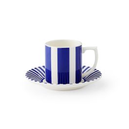 Spode Colección Steccato - Juego de 4 Tazas de Café con Plato, 80 ml, Para Lavavajillas y Microondas, Fabricado en Inglaterra Precio: 152.8351. SKU: B1BSPGXR9T