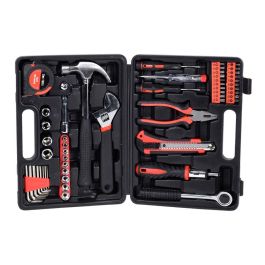 Fx Tools Juego de Herramientas 53 Piezas, incluye Pinza, Destornillador de Trinquete, 20 Puntas, Llaves, Martillo, Maletín para Uso Profesional y Doméstico Precio: 23.50000048. SKU: B1KG3YBLWW