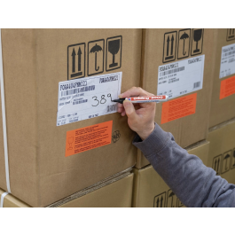 Edding Marcador Permanente 3000 Negro (Set de 10) - Marcador Permanente para Diversas Superficies, Punta Redonda 1.5-3mm (Set de 10)