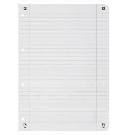 Oxford Collegeblock A4+ 80 Hojas 90g/m² Rayado, Perforado, Espiral Negro - Cubierta Cartón Aguamarina TOUCH