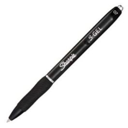 Sharpie Bolígrafo S-Gel Tinta Gel Negra, Punta Media 0.7 mm, Antimanchas y Antisangrado (Set de 12 Unidades) (Set de 12) Precio: 13.89000019. SKU: S8425213