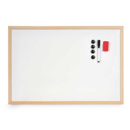 Pizarra Blanca Pincello 40x60 cm - Tablero de Madera, Metal y PP (12 Unidades) Pizarra Blanca Pincello 40x60 cm - Tablero de Madera, Metal y PP (12 Unidades)