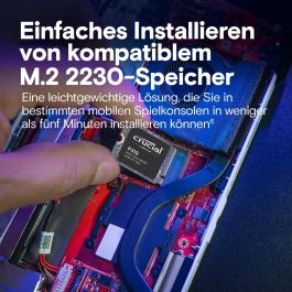 Crucial P310 1TB PCIe Gen4 NVMe 2230 M.2 SSD para Gaming y Portátiles