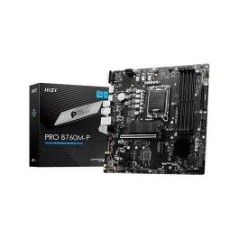 MSI Placa Base PRO B760M-P DDR5 Micro ATX LGA 1700 Intel B760 Soporte Intel Core i3/i5/i7/i9 12ª/13ª Gen
