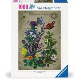Ravensburger RAV1743574232458 Puzzle El Círculo de la Vida de la Mariposa - 1000 piezas, Multicolor - Edades 14+