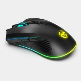 Teclado y Ratón Gaming Krom NXKROMKRSHRSP Negro