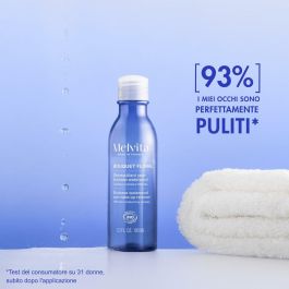 Melvita Desmaquillante Bifásico Ojos Bouquet Floral para Maquillaje Waterproof & Resistente, Suave, Orgánico, Vegano 100 ml