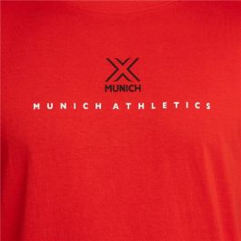 Camiseta Deportiva de Manga Corta Munich Rojo