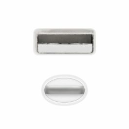 Nanocable Cable Lightning USB 2.0 para iPhone, 1 metro, Blanco