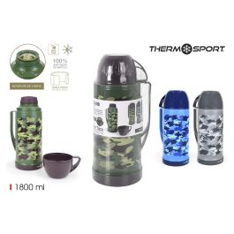 Termo plástico con taza 1.8L camuflaje Thermosport (6 Unidades) Precio: 50.79000047. SKU: B1H9VPRQ5Q