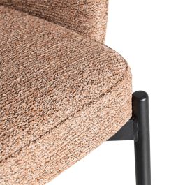 Taburete Jaspeado Rosa Tejido-Metal 48,50 X 48,50 X 95 cm