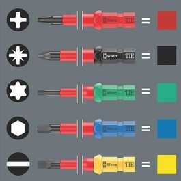 Wera 05135870001 Kraftform Kompakt W2 Wartung. Juego de 35 herramientas con llave y carraca