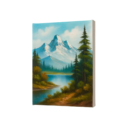 Liderpapel Bastidor 3d extragrueso 6F Algodon 100% 33x41 cm Gramaje 380g/m2 Certificado