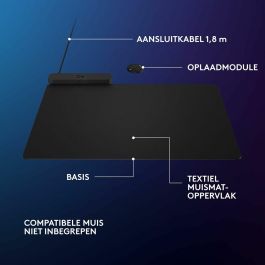 Logitech Powerplay 2 Alfombrilla con Base de Carga Inalambrica para Gaming