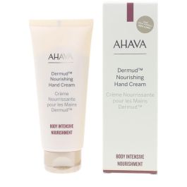 Ahava DERMUD NOURISHING Crema de Manos Revitalizante con Barro del Mar Muerto y Manteca de Karité, 100 ml