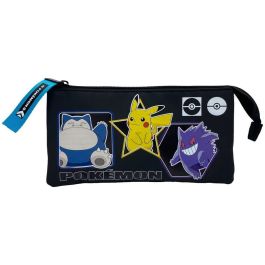 CYP BRANDS Portatodo triple Pokémon Geo con 3 compartimentos para cartas y material escolar Precio: 12.68999963. SKU: B1FCC5WHES