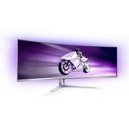 Philips 49M2C8900 Monitor Gaming 48.9" Dual QHD QD-OLED Curvo 240Hz 0.03ms FreeSync Premium Pro G-SYNC Compatible Ambilight