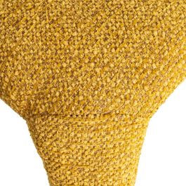 Silla Jaspeado Mostaza Tejido Salón 58 X 60 X 81 cm