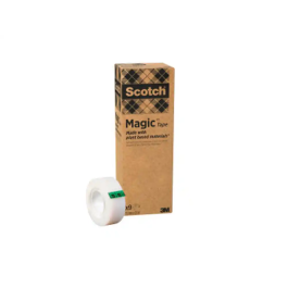 Scotch Cinta Adhesiva Magic Invisible Eco 33 mt x 19 mm Pack 9 Unidades Precio: 25.7900005. SKU: B18NJHYA56
